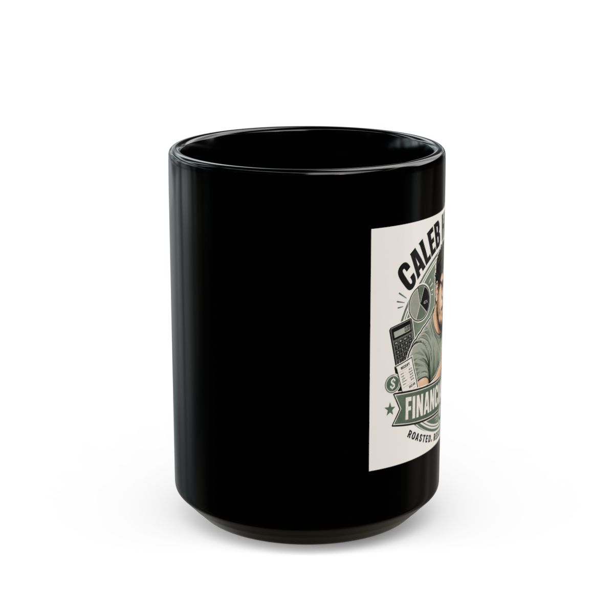 Caleb Hammer Black Mug - alternate angle 4, merchandise
