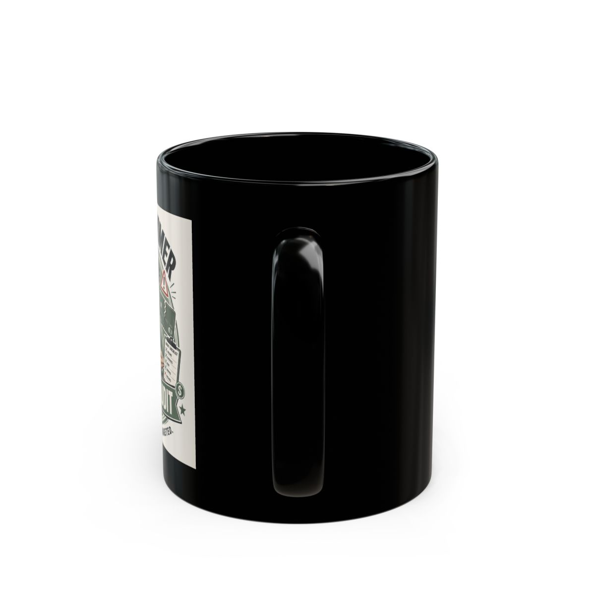 Caleb Hammer Black Mug - alternate angle 3, merchandise