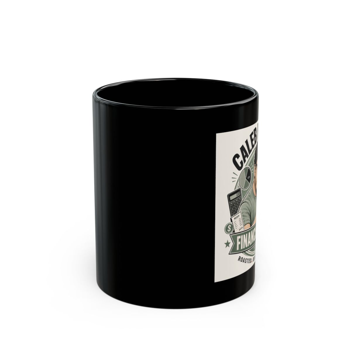 Caleb Hammer Black Mug - alternate angle 1, merchandise