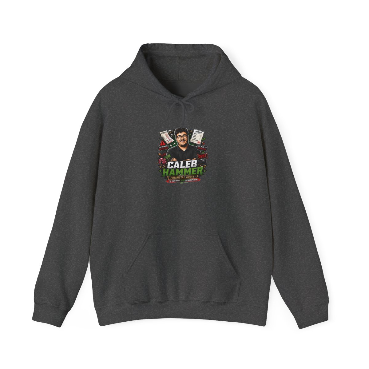 Caleb Hammer Hoodie #7 - alternate angle 2, merchandise