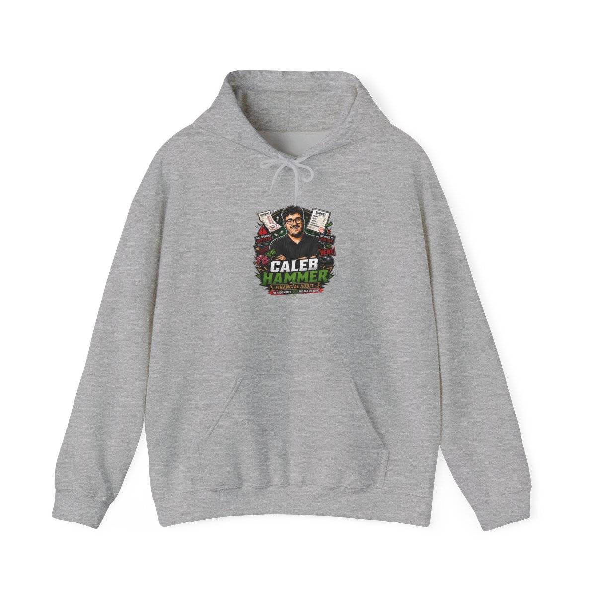 Caleb Hammer Hoodie #7 - alternate angle 3, merchandise