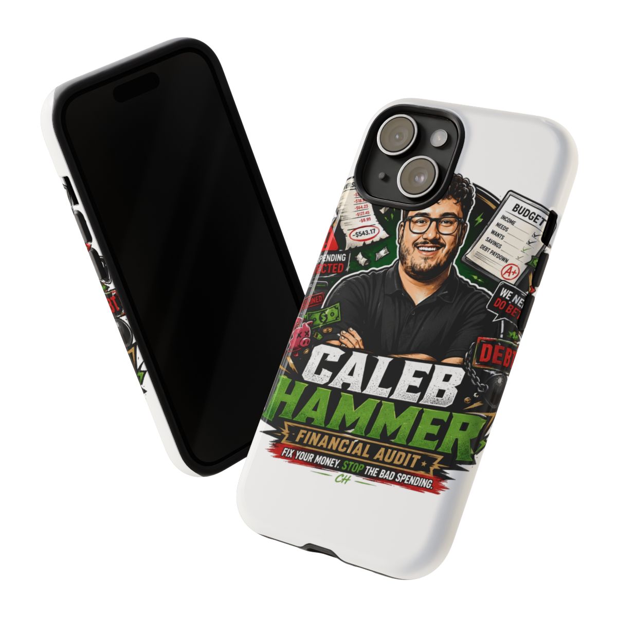 Caleb Hammer Phone Case #7 - alternate angle 5, merchandise