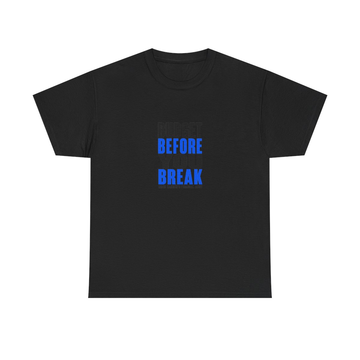 Caleb Hammer "Budget Before You Break" Unisex Tee - alternate angle 2, merchandise