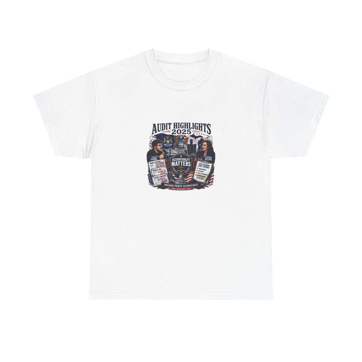 Caleb Hammer "Accountability Matters" Unisex Tee - Official T-Shirts merchandise