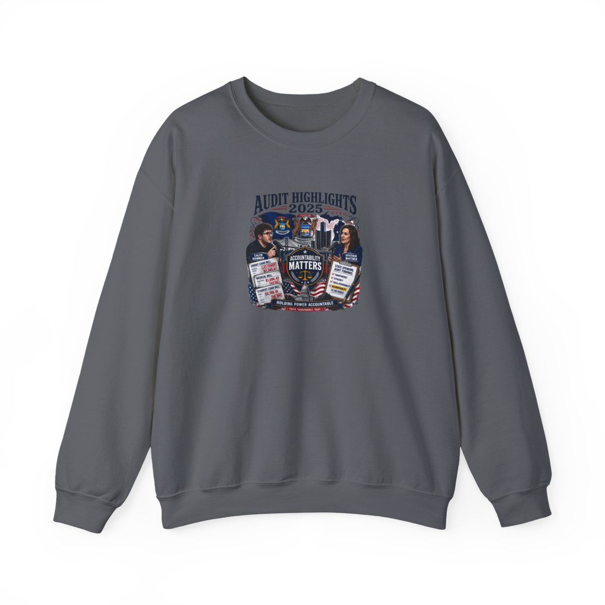 Caleb Hammer "Accountability Matters" Crewneck - alternate angle 4, merchandise