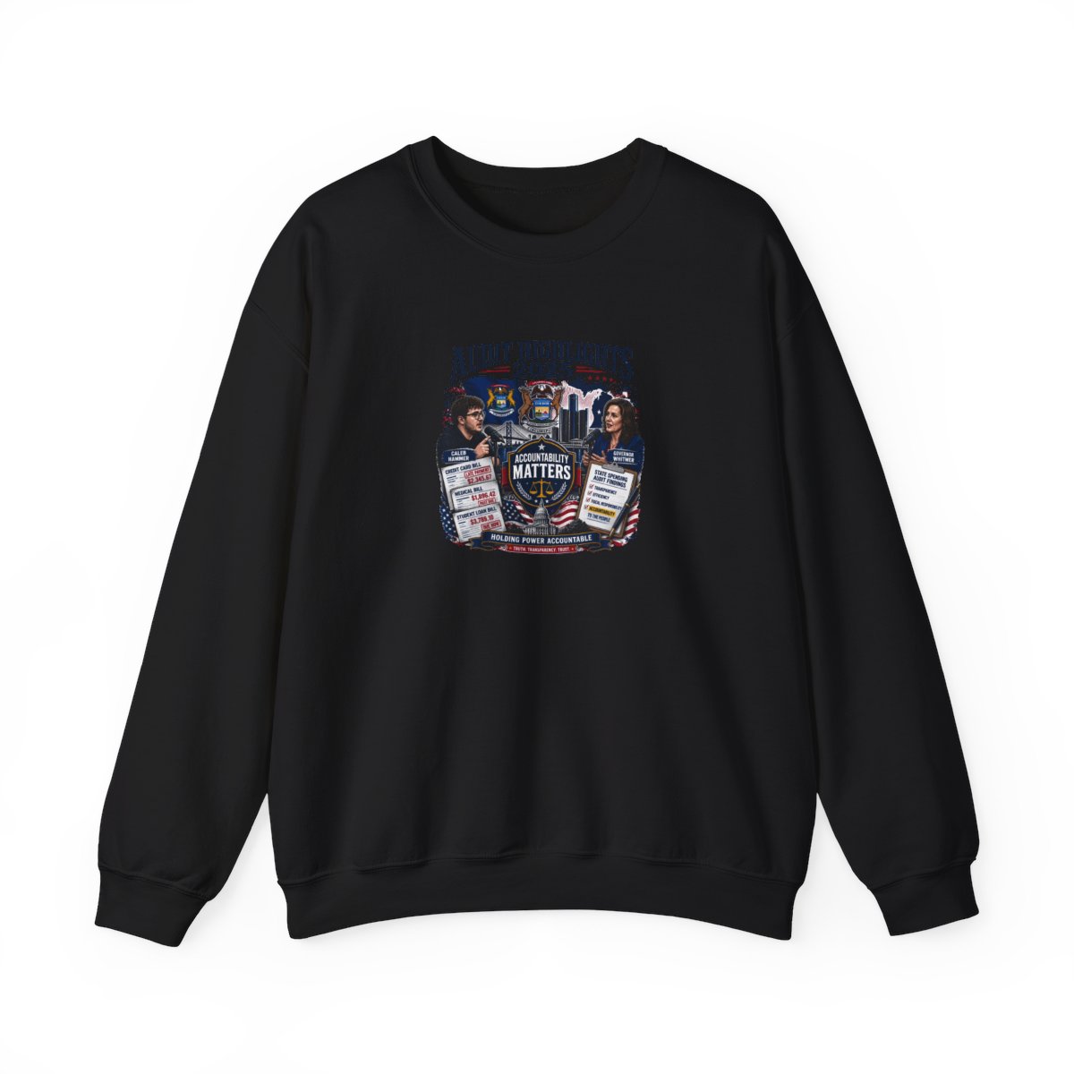 Caleb Hammer "Accountability Matters" Crewneck