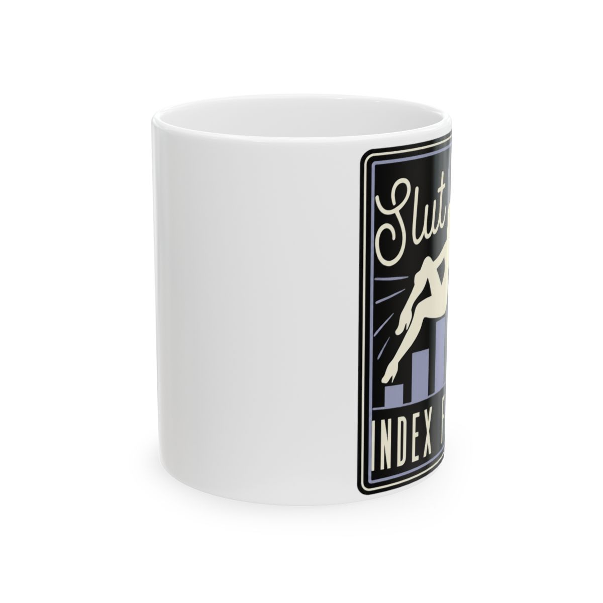 Index Funds Mug | Caleb Hammer - alternate angle 2, merchandise